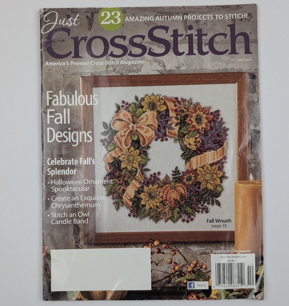 Just Cross Stitch Magazine-November 2014- Patterns Projects Inspiration